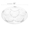 Smarty Had A Party 12" Clear with Silver Round Section Tray Disposable Plastic Seder Plates (24 Plates), 24PK 2668-CLS-CASE - alternate 8